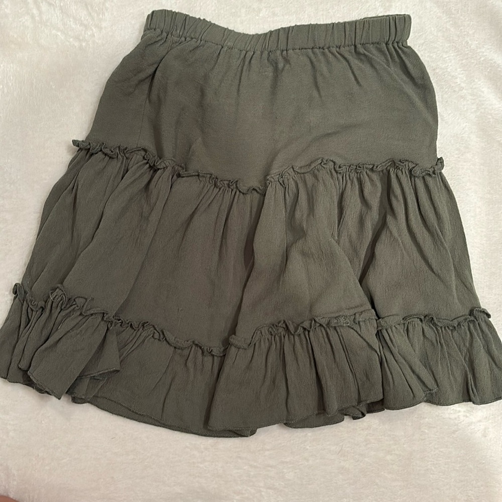 Princess Polly green skirt